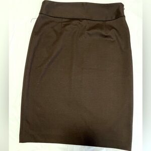 Grace Elements Chocolate Brown Pencil Skirt - PreOwned Like New Condition